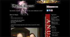 Desktop Screenshot of metalcurse.com