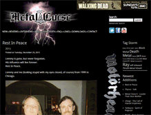 Tablet Screenshot of metalcurse.com